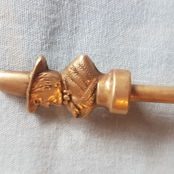 Antique Copper Hearth Brush - Picture 2 of 5